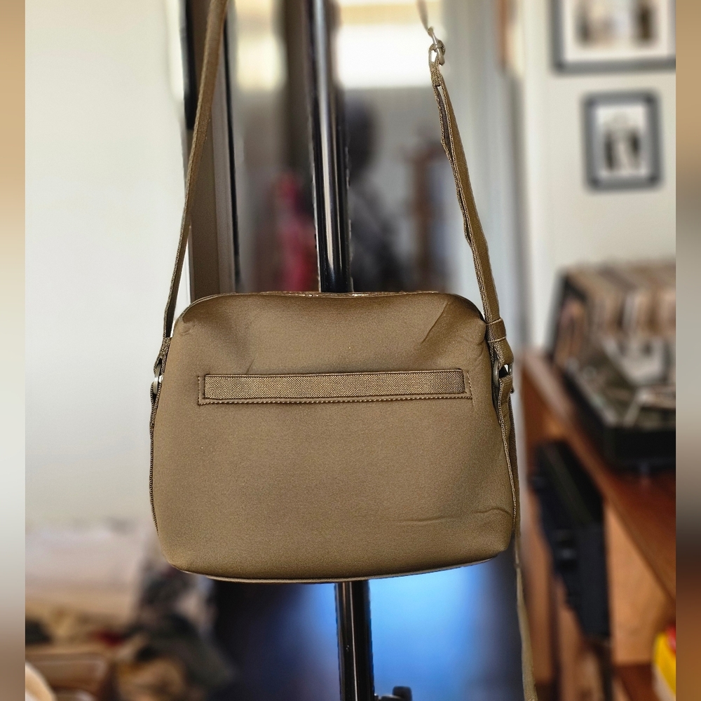 Dagne Dover Micah Neoprene Crossbody Bag Dark Moss - Picture 9 of 13